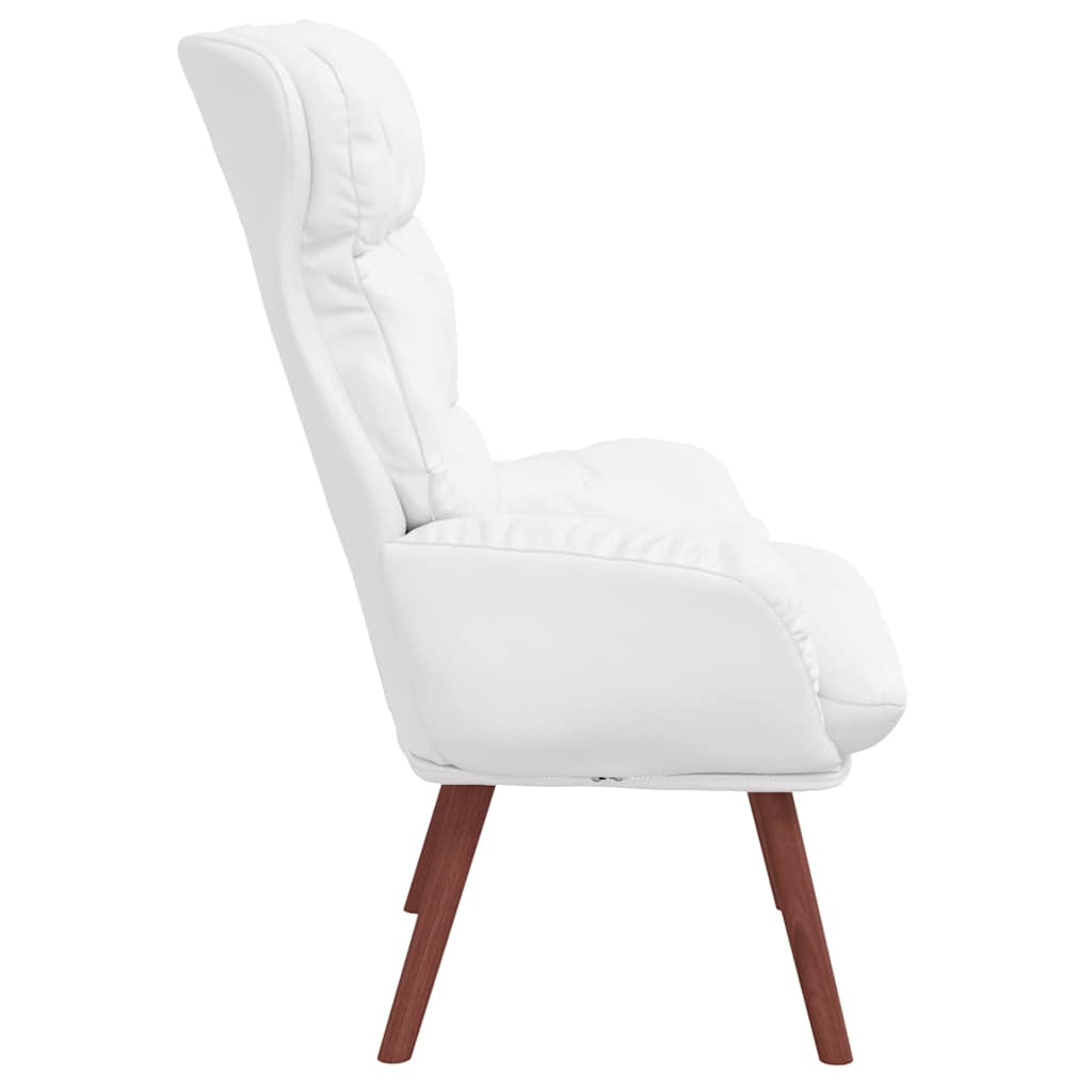 Fauteuil 69 X 74 X 93 Cm Kunstleer Wit