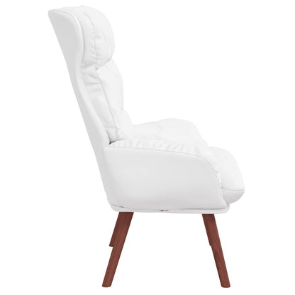 Fauteuil 69 X 74 X 93 Cm Kunstleer Wit