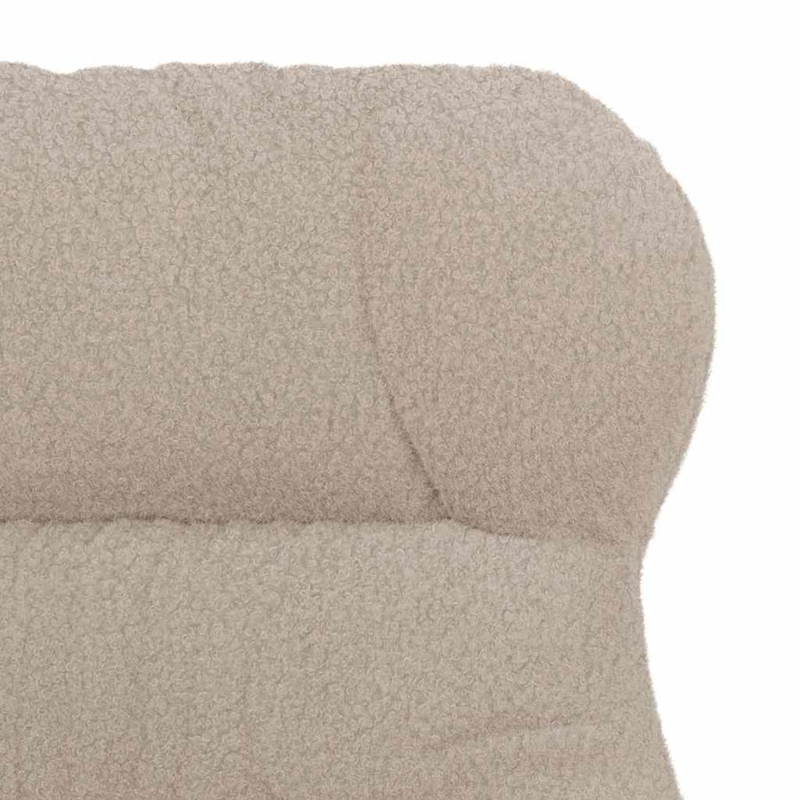 Fauteuil Lichtgrijs 69 x 74 x 93 cm Sherpa Stof