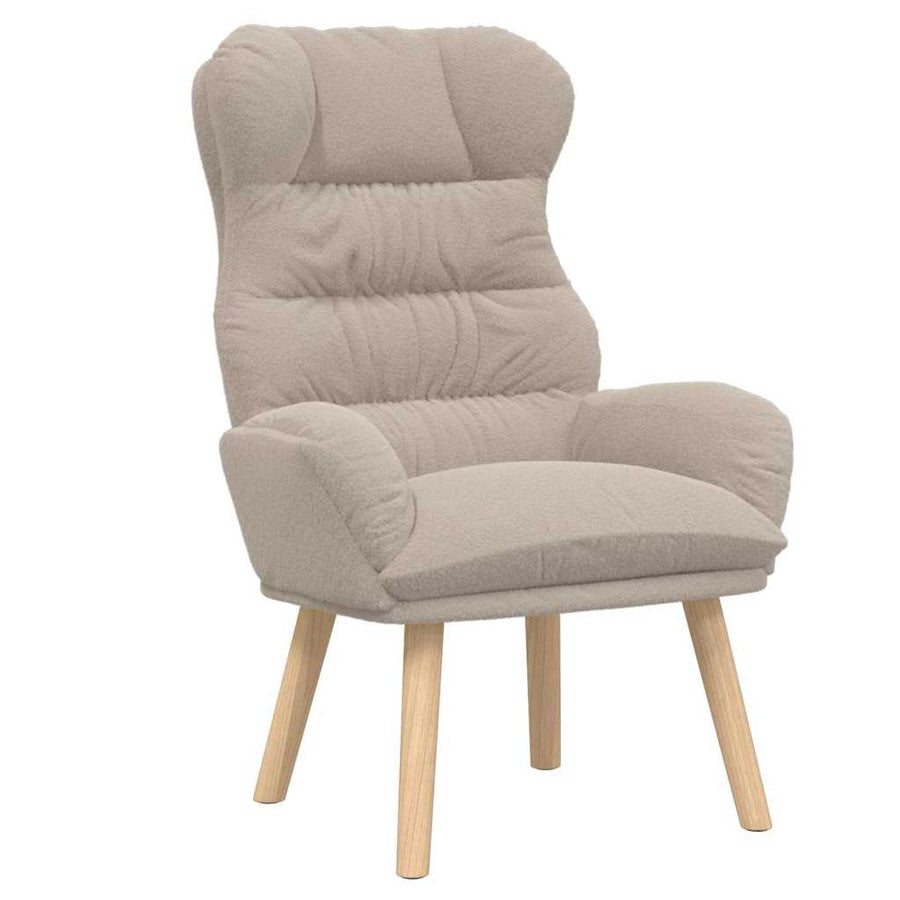 Fauteuil Lichtgrijs 69 x 74 x 93 cm Sherpa Stof
