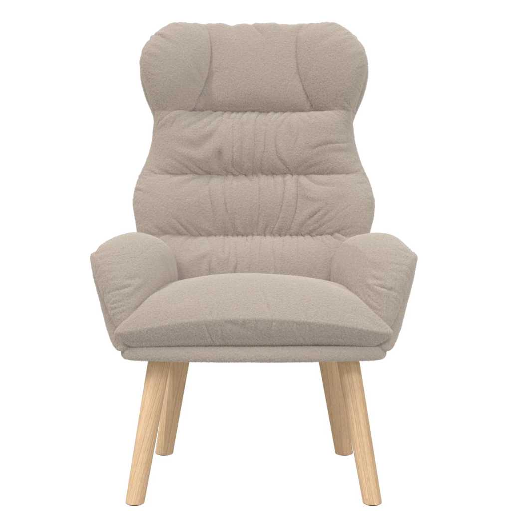 Fauteuil Lichtgrijs 69 x 74 x 93 cm Sherpa Stof