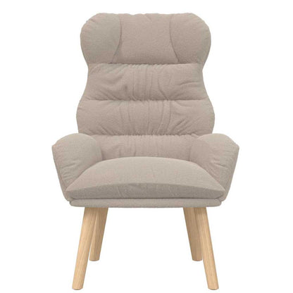 Fauteuil Lichtgrijs 69 x 74 x 93 cm Sherpa Stof
