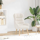 Armchair Cream 69 x 74 x 93 cm Sherpa Fabric