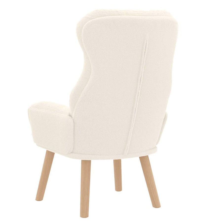 Fauteuil Crème 69 x 74 x 93 cm Sherpa Stof