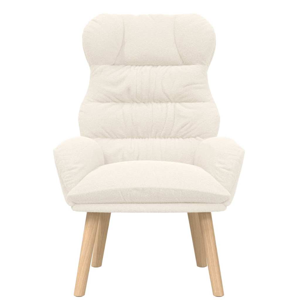 Fauteuil Crème 69 x 74 x 93 cm Sherpa Stof