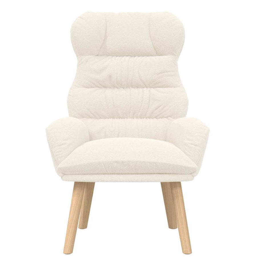 Fauteuil Crème 69 x 74 x 93 cm Sherpa Stof