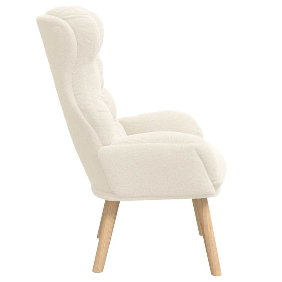 Fauteuil Crème 69 x 74 x 93 cm Sherpa Stof
