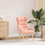 Fauteuil roze 69x74x93 cm sherpa stof