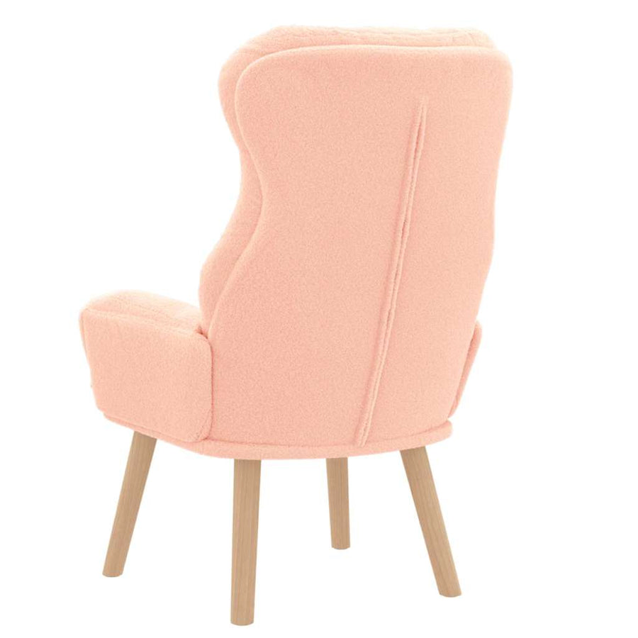 Fauteuil Roze 69 x 74 x 93 cm Sherpa Stof