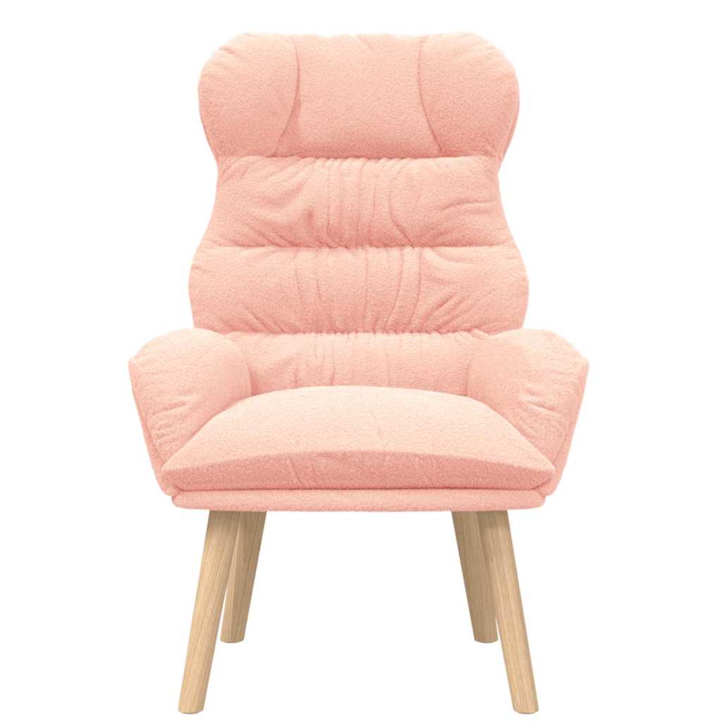 Fauteuil Roze 69 x 74 x 93 cm Sherpa Stof