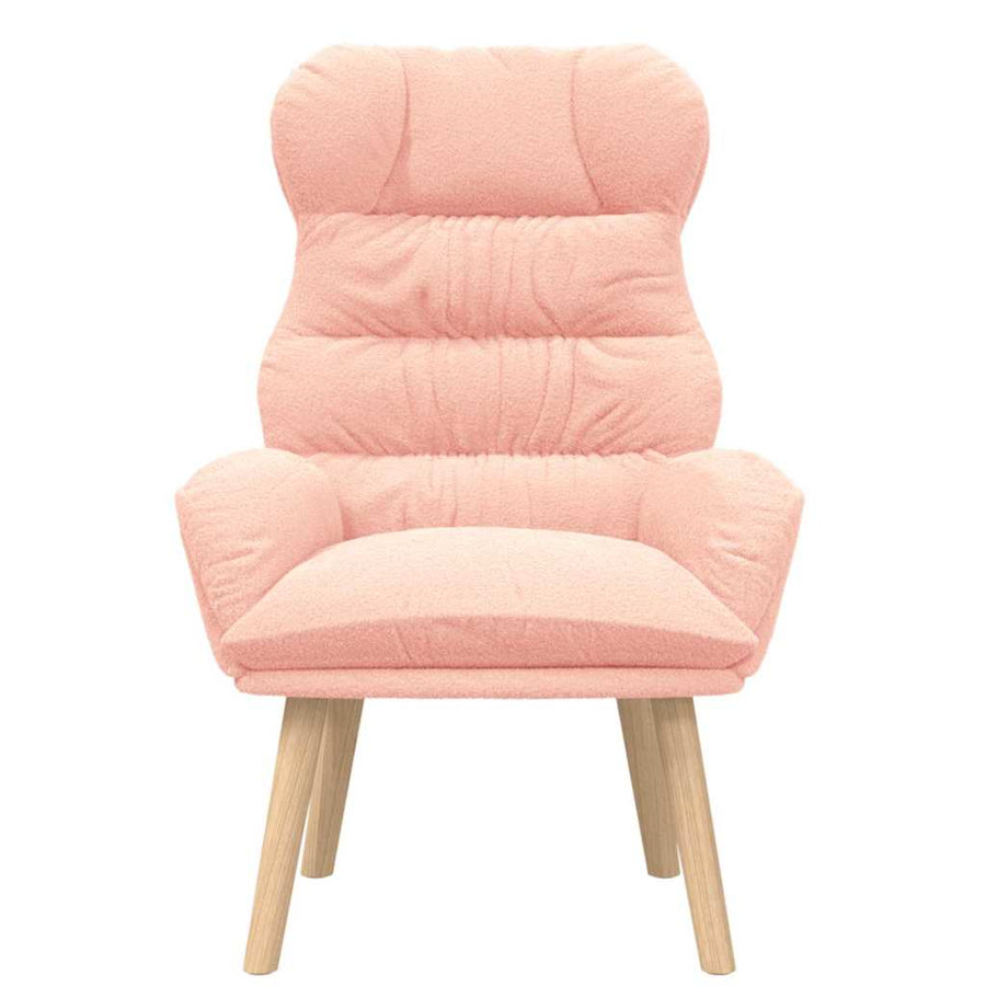 Fauteuil Roze 69 x 74 x 93 cm Sherpa Stof