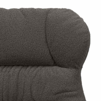 Fauteuil Donkergrijs 69 x 74 x 93 cm Sherpa Stof
