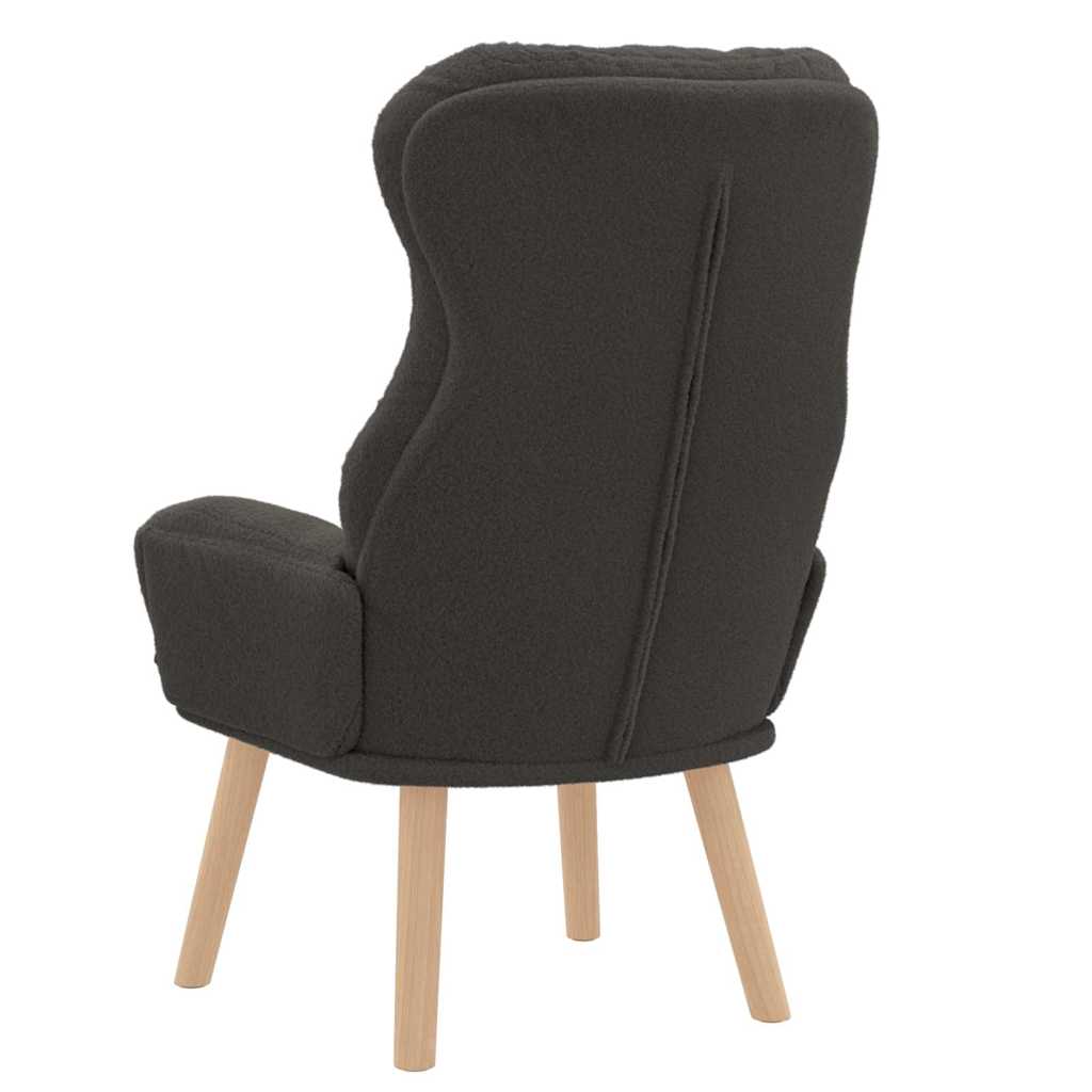 Fauteuil Donkergrijs 69 x 74 x 93 cm Sherpa Stof