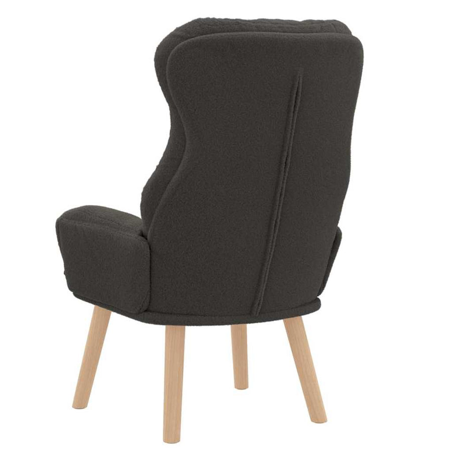 Fauteuil Donkergrijs 69 x 74 x 93 cm Sherpa Stof