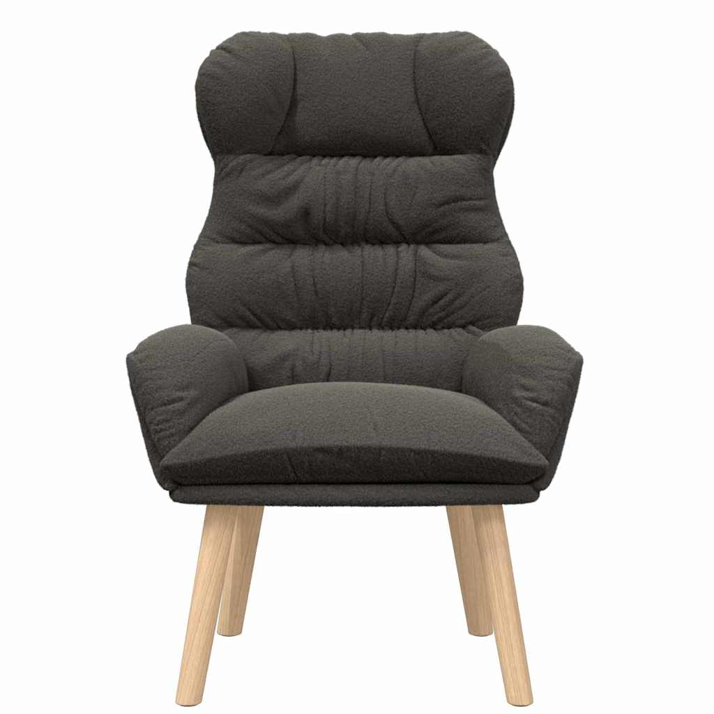 Fauteuil Donkergrijs 69 x 74 x 93 cm Sherpa Stof