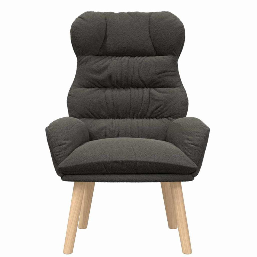 Fauteuil Donkergrijs 69 x 74 x 93 cm Sherpa Stof