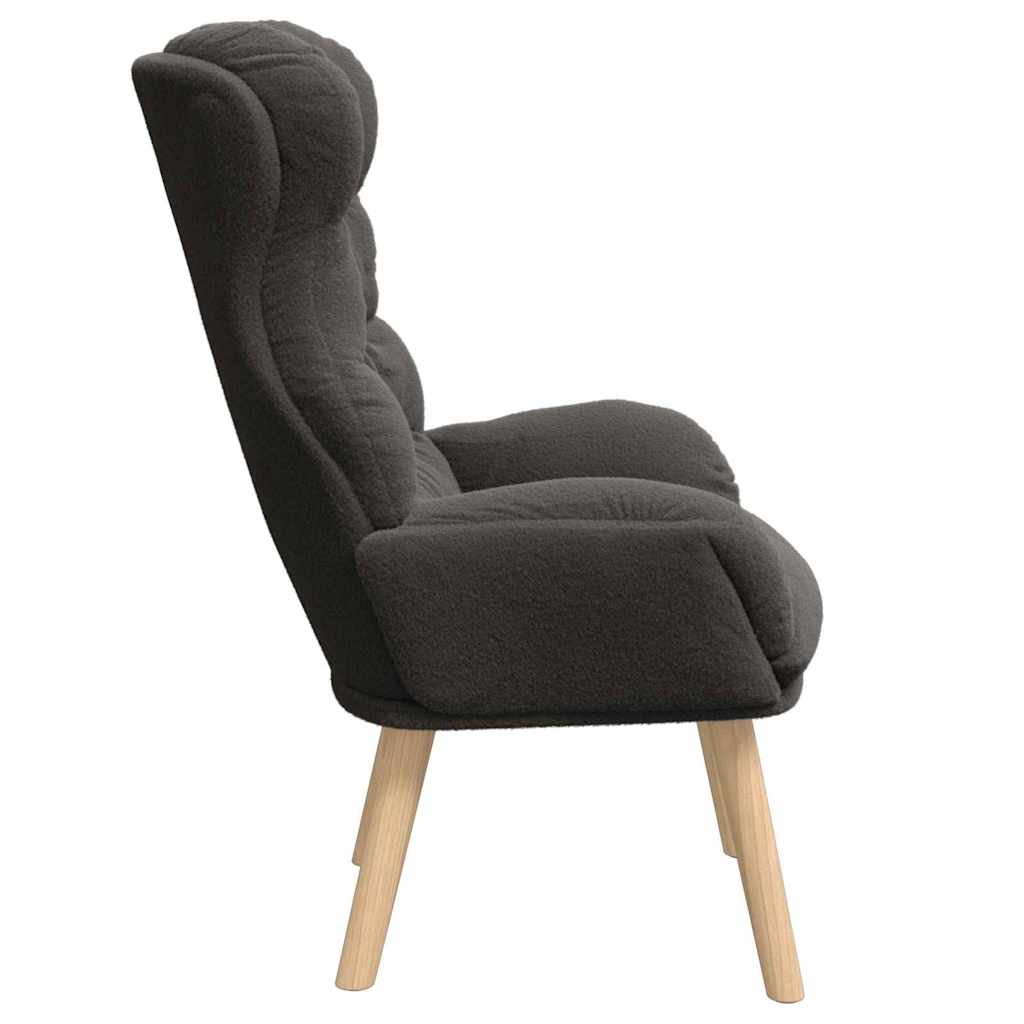 Fauteuil Donkergrijs 69 x 74 x 93 cm Sherpa Stof