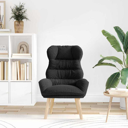 Fauteuil Zwart 69 x 74 x 93 cm Sherpa Stof