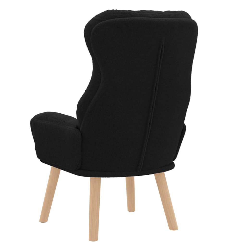 Fauteuil Zwart 69 x 74 x 93 cm Sherpa Stof