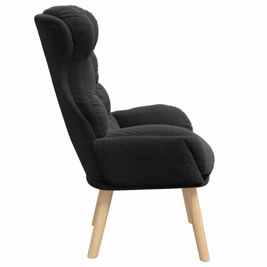 Fauteuil Zwart 69 x 74 x 93 cm Sherpa Stof