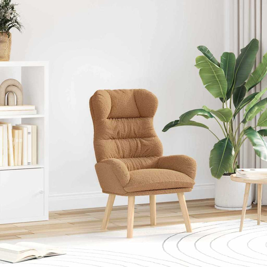 Fauteuil Beige 69 x 74 x 93 cm Sherpa Stof