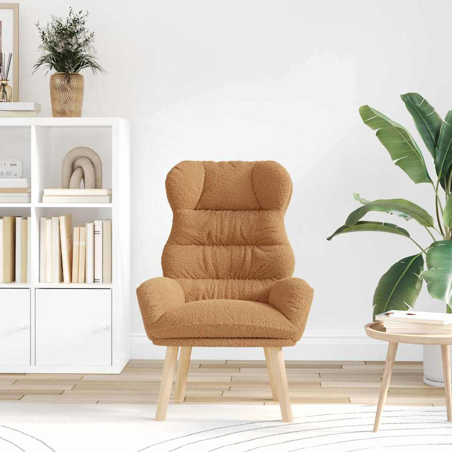 Fauteuil Beige 69 x 74 x 93 cm Sherpa Stof