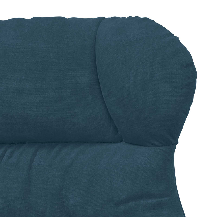 Fauteuil Blauw 69 x 74 x 93 cm Fluweel
