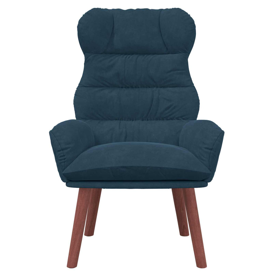 Fauteuil Blauw 69 x 74 x 93 cm Fluweel