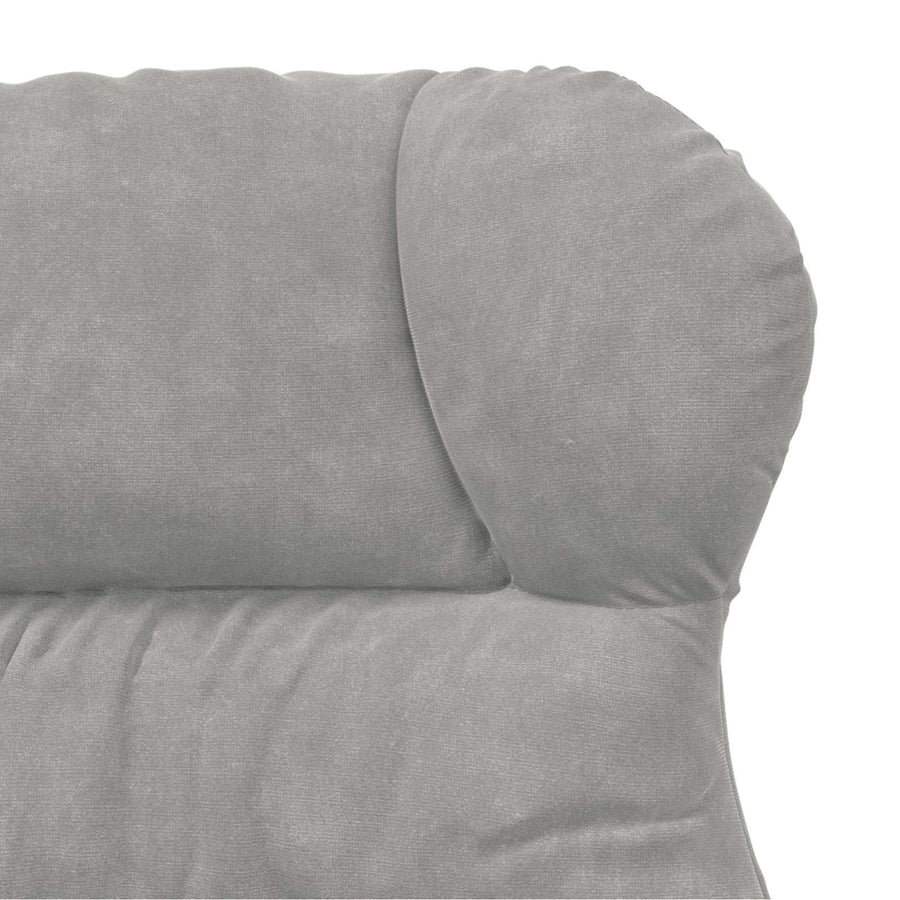 Fauteuil Lichtgrijs 69 x 74 x 93 cm Fluweel