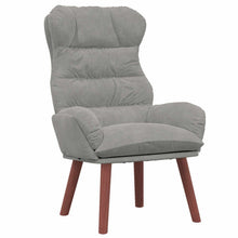 Fauteuil Lichtgrijs 69 x 74 x 93 cm Fluweel