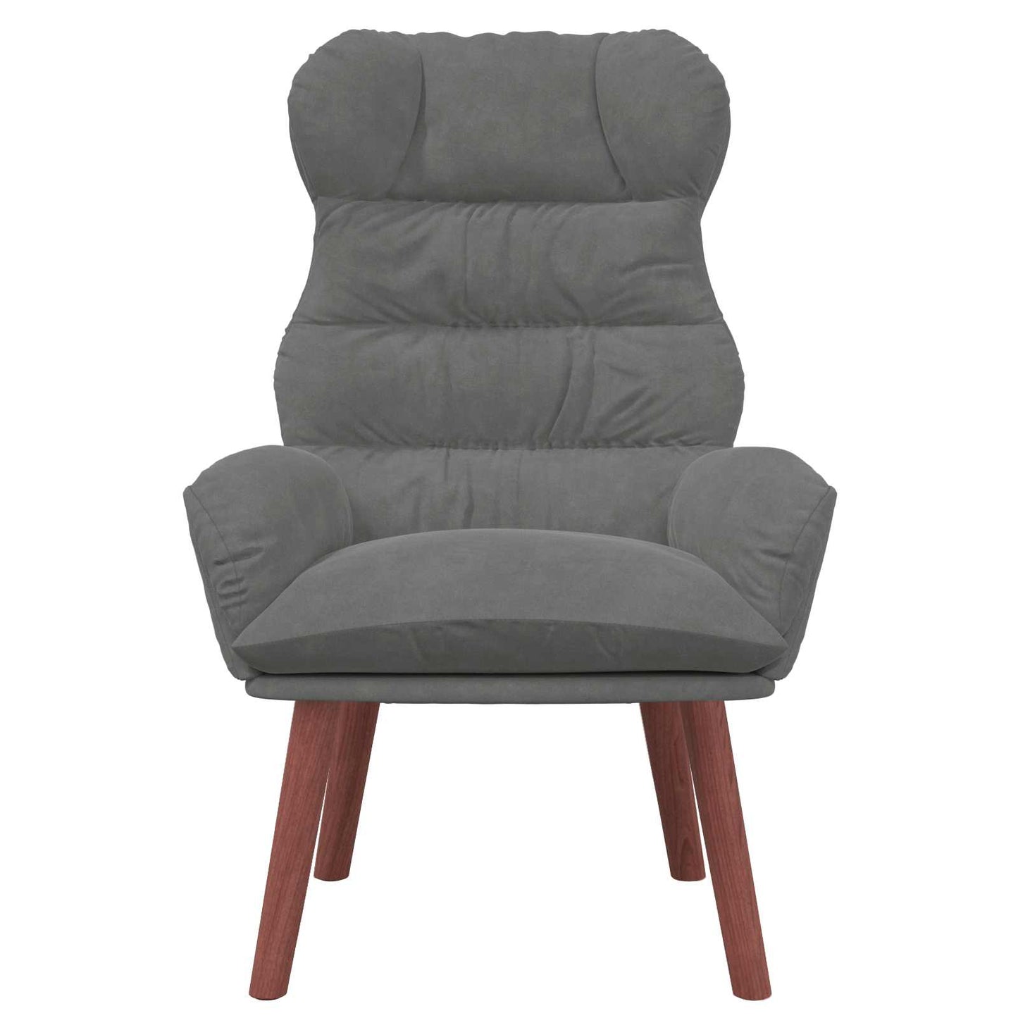 Fauteuil Donkergrijs 69 x 74 x 93 cm Fluweel