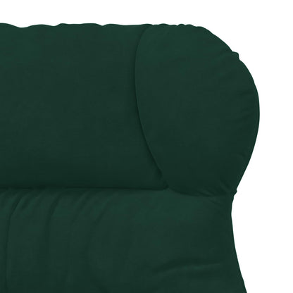 Fauteuil Donkergroen 69 x 74 x 93 cm Fluweel