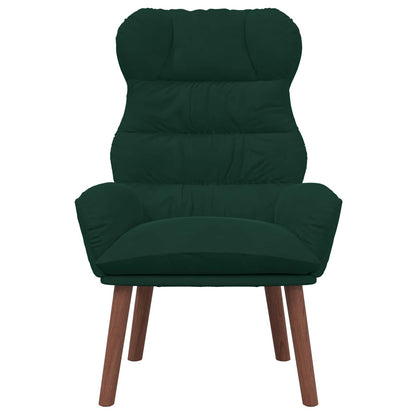 Fauteuil Donkergroen 69 x 74 x 93 cm Fluweel
