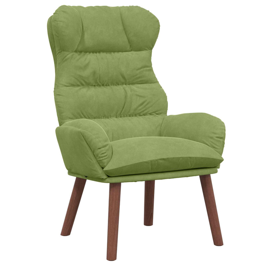 Fauteuil Lichtgroen 69 x 74 x 93 cm Fluweel