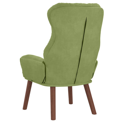 Fauteuil Lichtgroen 69 x 74 x 93 cm Fluweel