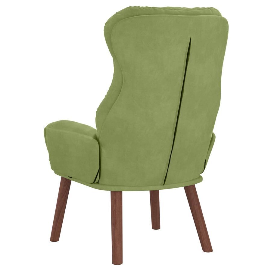 Fauteuil Lichtgroen 69 x 74 x 93 cm Fluweel