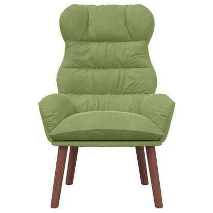 Fauteuil Lichtgroen 69 x 74 x 93 cm Fluweel