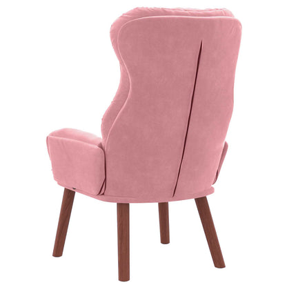 Fauteuil Roze 69 x 74 x 93 cm Fluweel