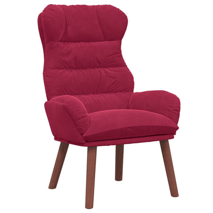 Fauteuil Wijnrood 69 x 74 x 93 cm Fluweel