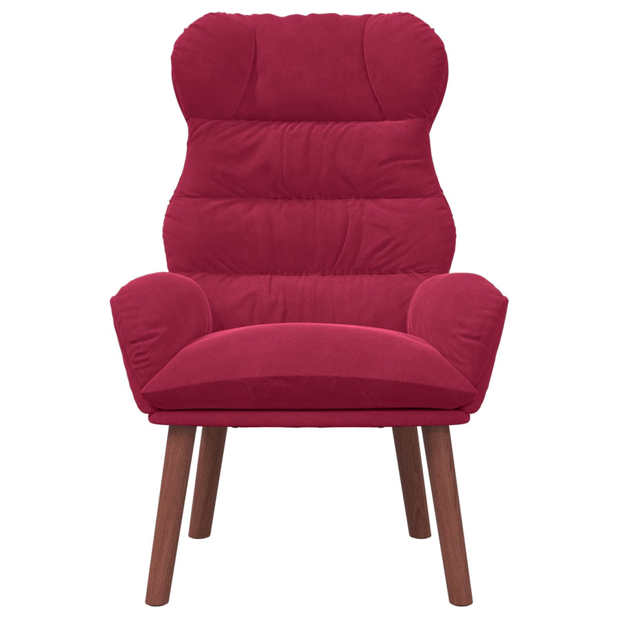 Fauteuil Wijnrood 69 x 74 x 93 cm Fluweel