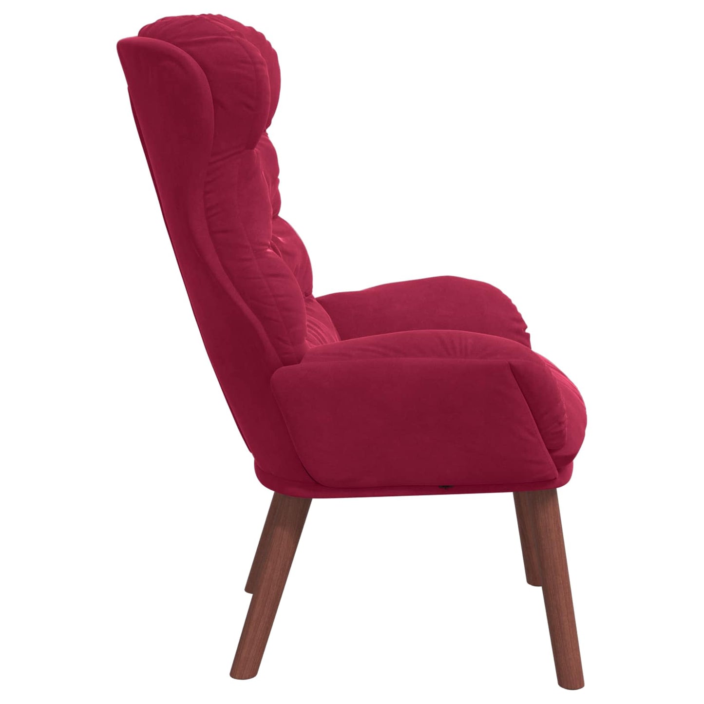 Fauteuil Wijnrood 69 x 74 x 93 cm Fluweel