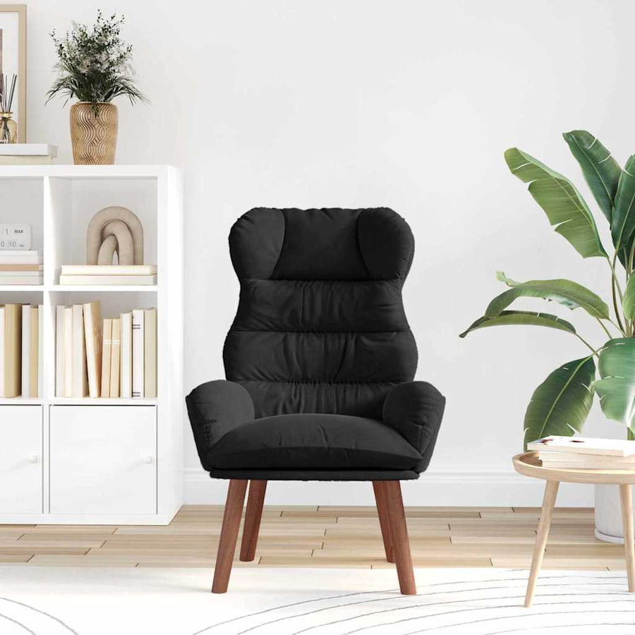 Fauteuil Zwart 69 x 74 x 93 cm Fluweel