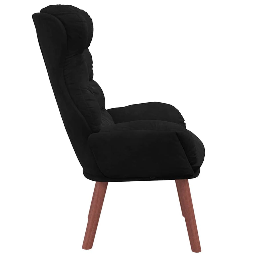 Fauteuil Zwart 69 x 74 x 93 cm Fluweel