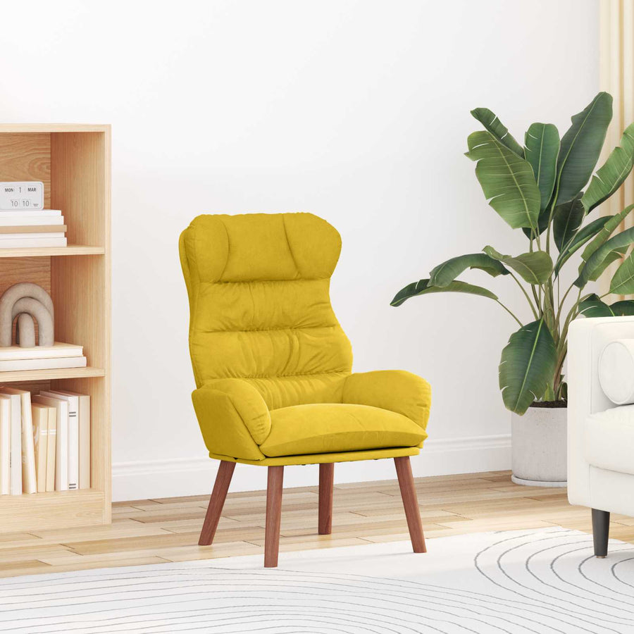 Fauteuil Geel 69 x 74 x 93 cm Fluweel