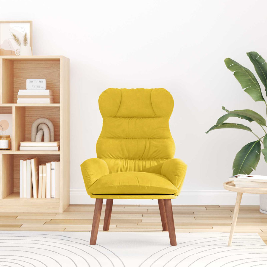 Fauteuil Geel 69 x 74 x 93 cm Fluweel