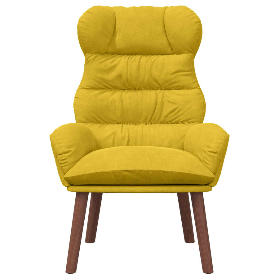 Fauteuil Geel 69 x 74 x 93 cm Fluweel