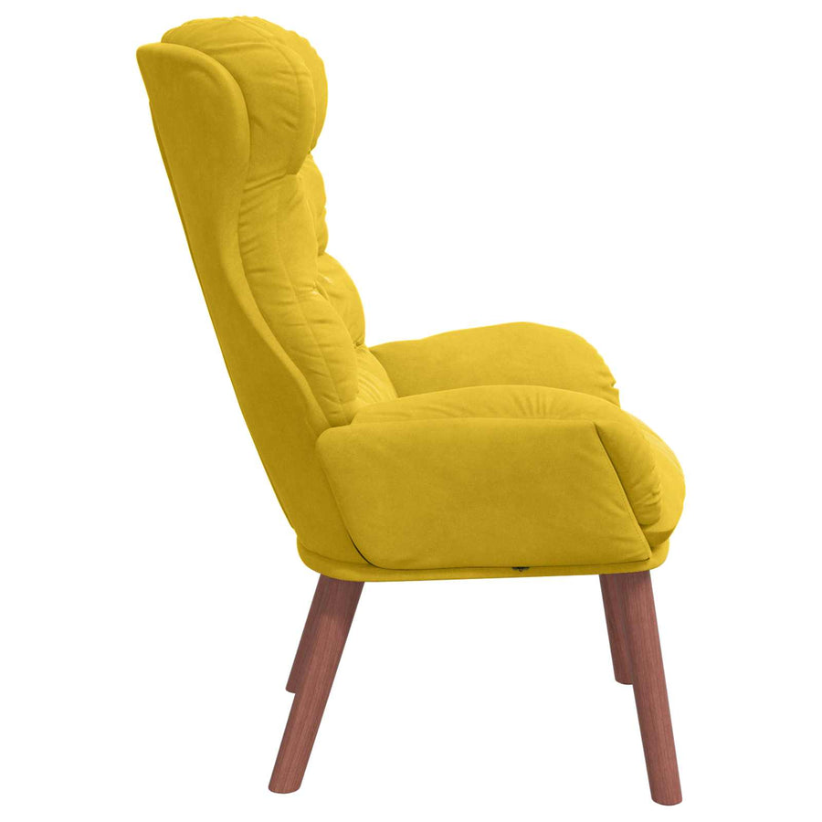 Fauteuil Geel 69 x 74 x 93 cm Fluweel