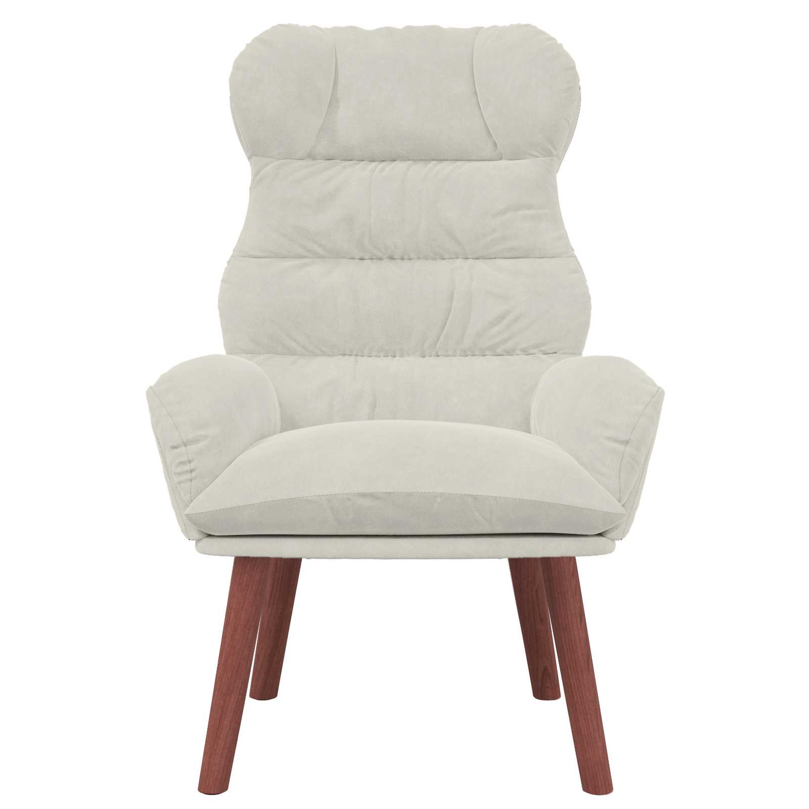 Fauteuil Crème 69 x 74 x 93 cm Fluweel