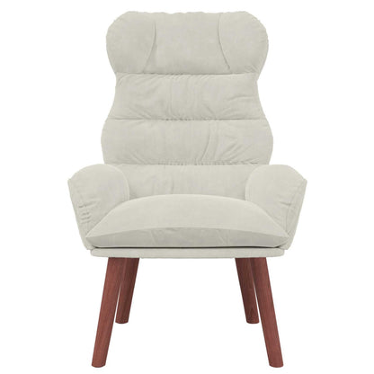 Fauteuil Crème 69 x 74 x 93 cm Fluweel