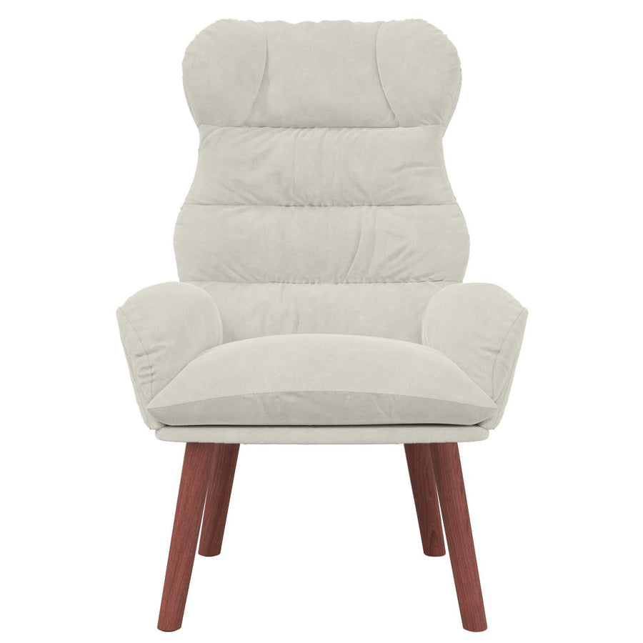 Fauteuil Crème 69 x 74 x 93 cm Fluweel